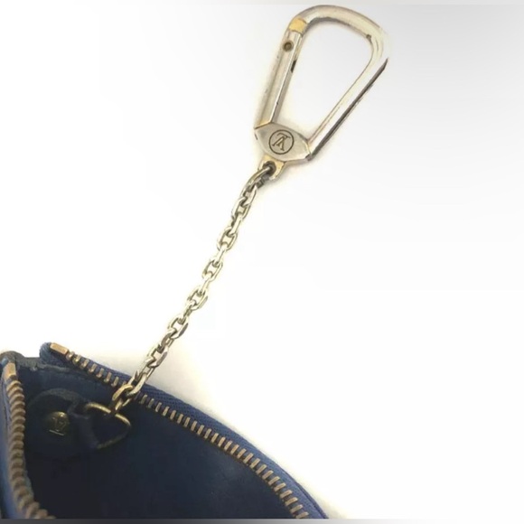 Louis Vuitton Epi Pochette Cles Leather Wallet Coin Purse - blue - Picture 5 of 8